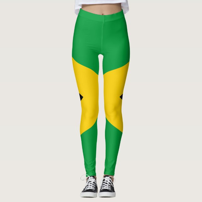 Leggings Leyendas de la bandera de Jamaica (Anverso)