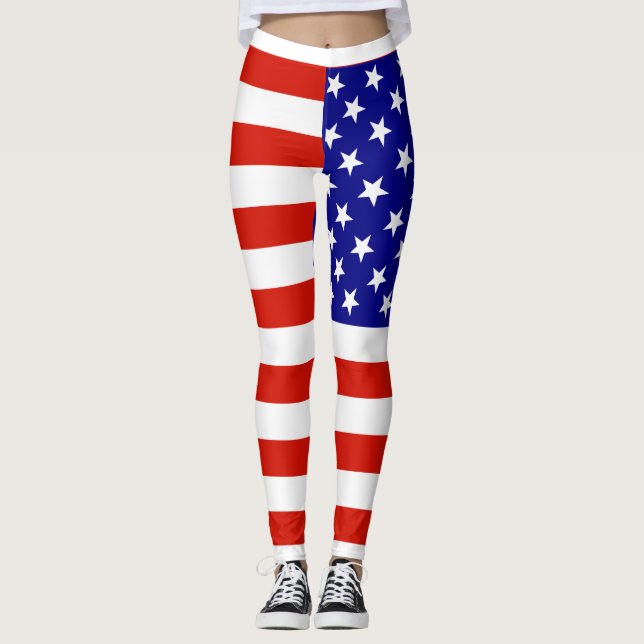Leggings Leyendas de la bandera de los Estados Unidos (Anverso)
