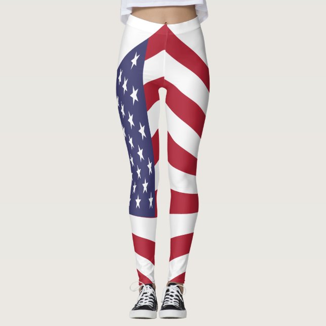 Leggings Leyendas de la bandera de los Estados Unidos (Anverso)