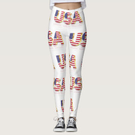 Leggings Leyendas de la bandera de los Estados Unidos