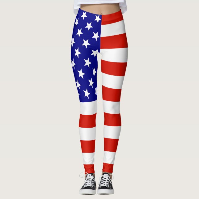 Leggings Leyendas de la bandera de los Estados Unidos (Anverso)