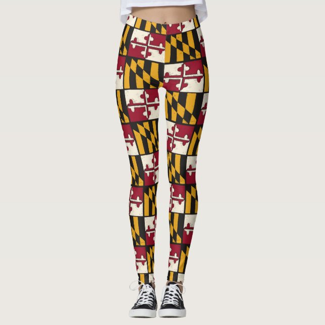 Leggings Leyendas de la bandera de Maryland de Guay (Anverso)