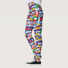 Leggings Leyendas de la bandera del patrimonio hispano