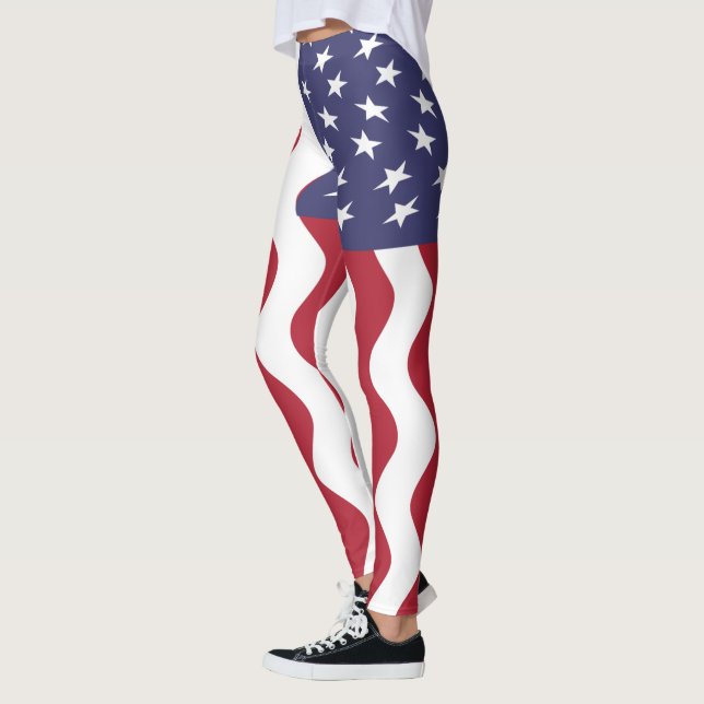 Leggings Leyendas de la bandera estadounidense (Izquierda)