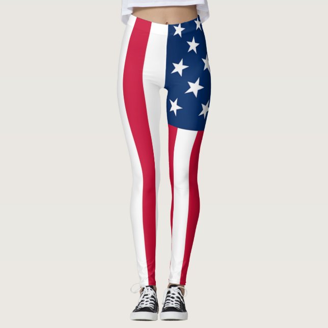 Leggings Leyendas de la bandera estadounidense (Anverso)