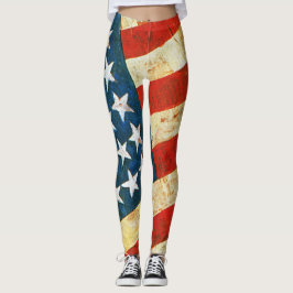 Leggings Leyendas de la bandera estadounidense de Jasper Jo