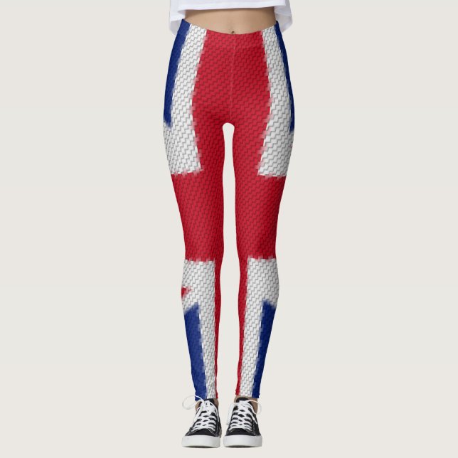 Leggings Leyendas de la bandera tejida por Jack Union (Anverso)