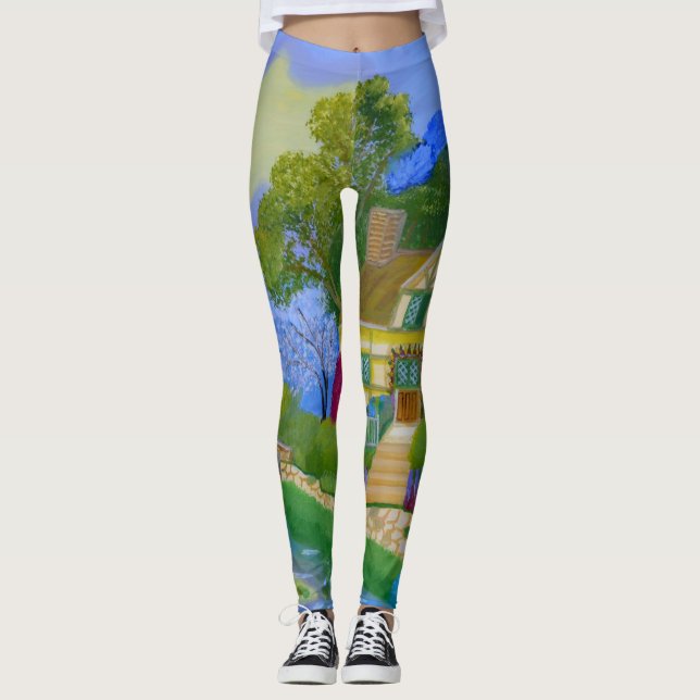 Leggings Leyendas de la cabaña de primavera (Anverso)