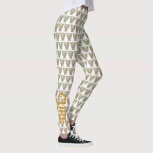 Leggings Leyendas de la cinta de medidas de prevención del 