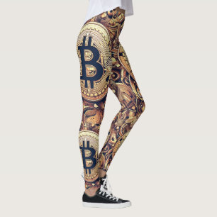 Leggings Leyendas de la elegancia del pintor dorado