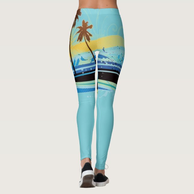 Leggings Leyendas de la escena de verano (Reverso)