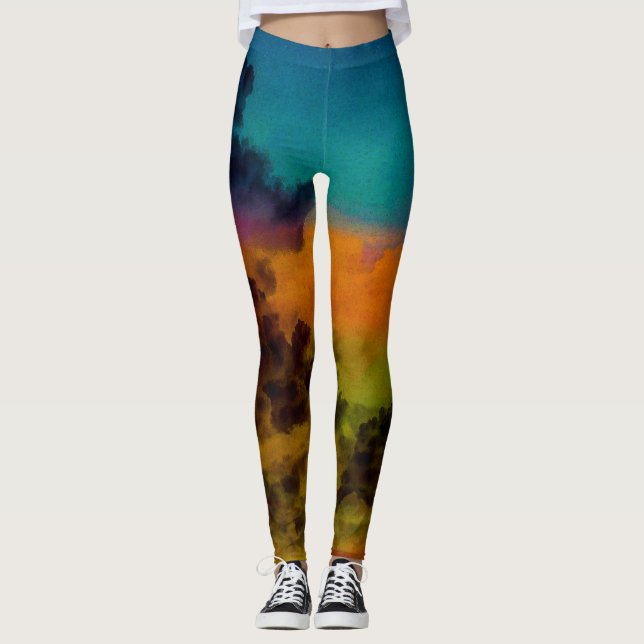 Leggings Leyendas de la fantasía del cielo (Anverso)