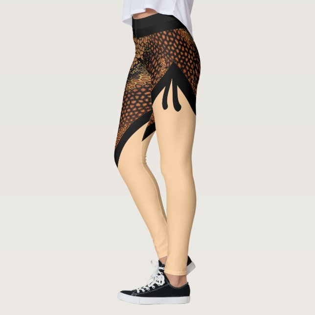 Leggings Leyendas de la ilusión de faldón sobre la cama (Izquierda)