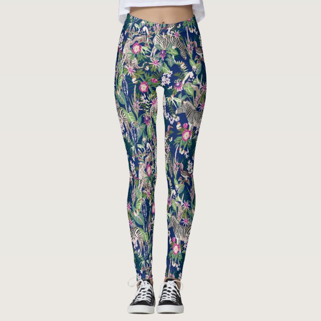 Leggings Leyendas de la jungla animal (Anverso)