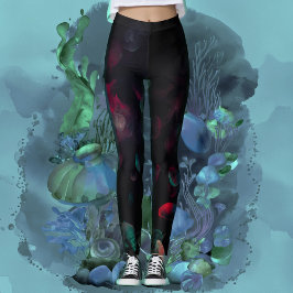Leggings Leyendas de la medusa de brillo etéreo