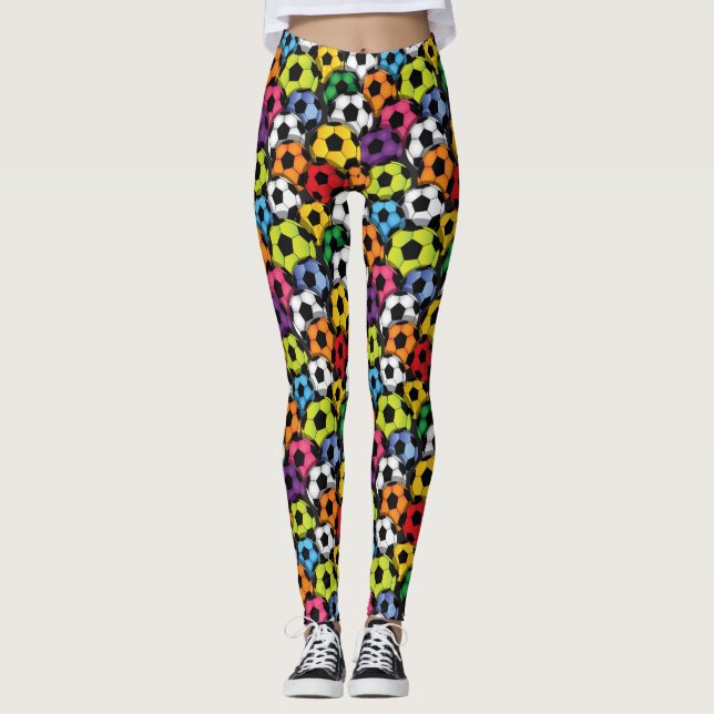 Leggings Leyendas de la moda pop del fútbol (Anverso)
