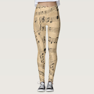 Leggings Leyendas de la música de hoja