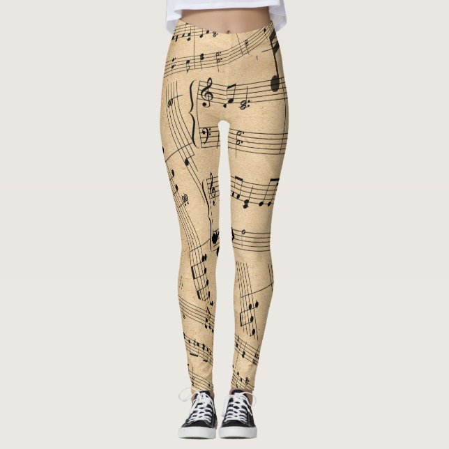 Leggings Leyendas de la música de hoja (Anverso)