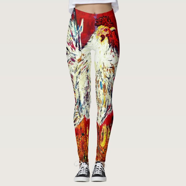 Leggings Leyendas de la pierna de pollo (Anverso)