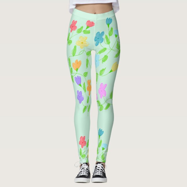 Leggings Leyendas de la playa de verano (Anverso)