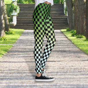 Leggings Leyendas de la puesta de sol verde de la sombra