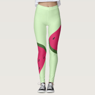 Leggings Leyendas de la sandía verde pálido