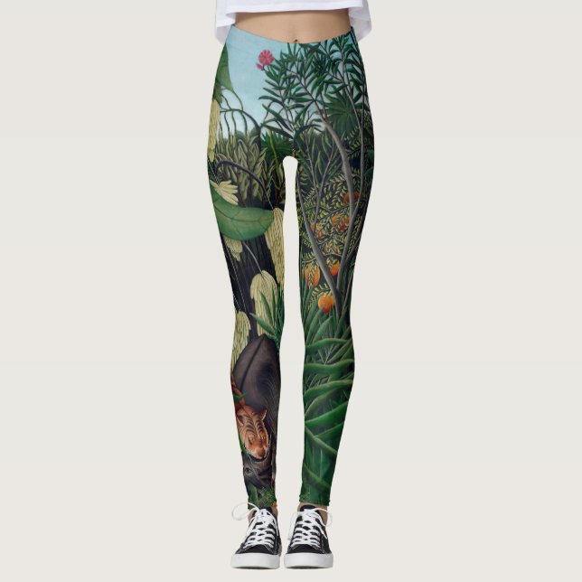 Leggings Leyendas de la selva Henri Rousseau (Anverso)