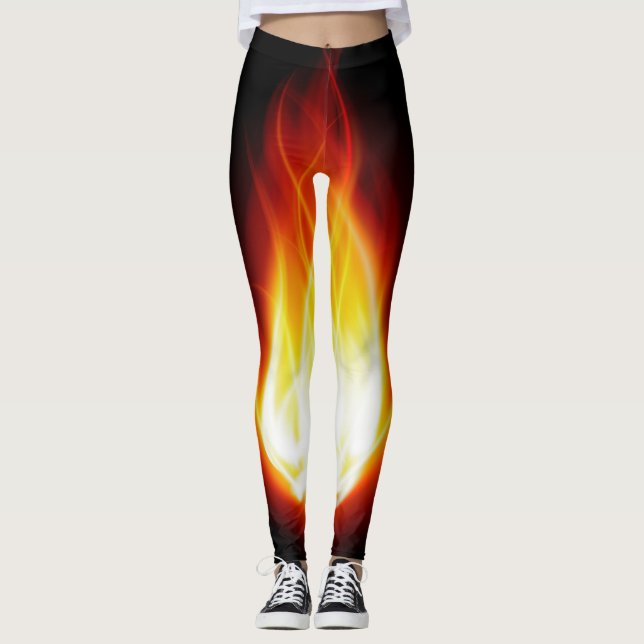 Leggings Leyendas de las llamas brillantes (Anverso)