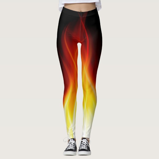 Leggings Leyendas de las llamas brillantes (Anverso)