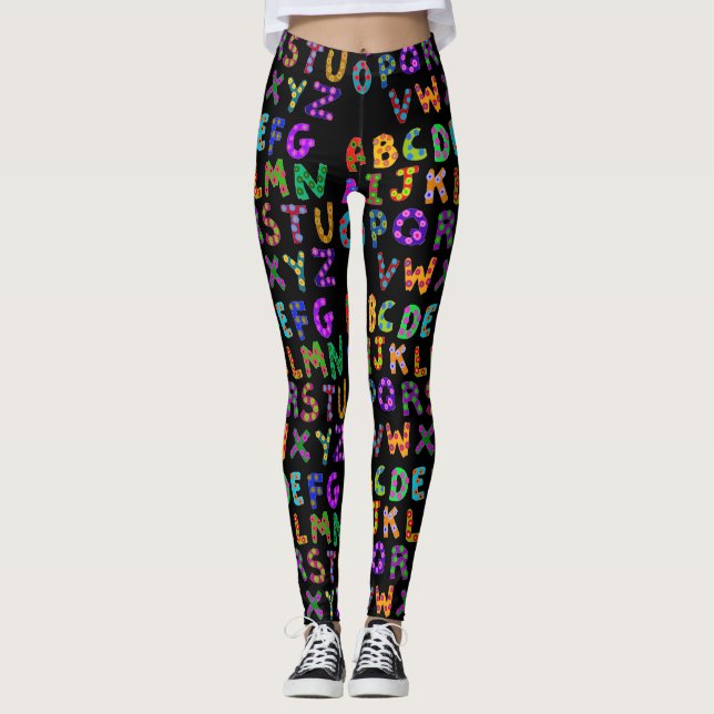Leggings Leyendas de las mujeres alfabetas (Anverso)