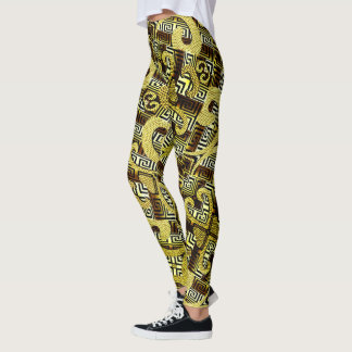 Leggings Leyendas de las mujeres griegas con clave dorada