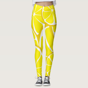 Leggings Leyendas de limón de cítricos de verano - Impresió