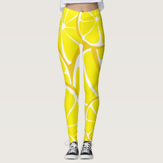 Leggings Leyendas de limón de cítricos de verano - Impresió