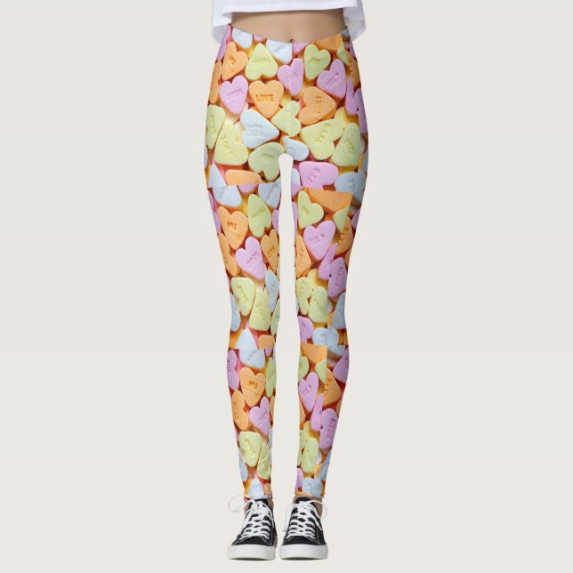 Leggings Leyendas de los corazones de caramelos (Anverso)