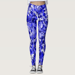 Leggings Leyendas de los cráneos azules del bonito