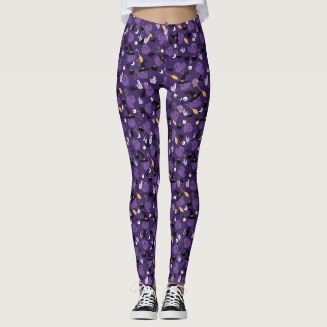 Leggings Leyendas de los pechos de goma bruñidos (Anverso)