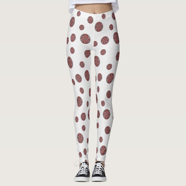 Leggings Leyendas de máquinas rojas (Anverso)