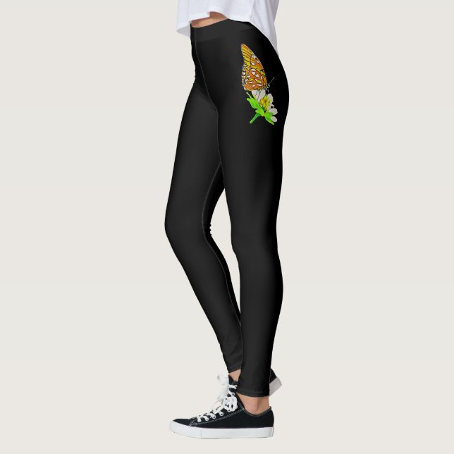 Leggings Leyendas de mariposa monarca 3 (Izquierda)