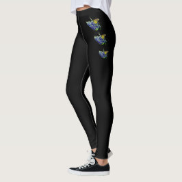 Leggings Leyendas de mariposa monarca negra
