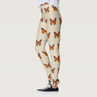 Leggings Leyendas de mariposa naranja