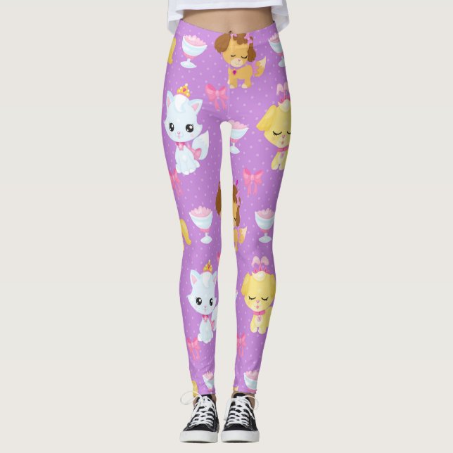 Leggings Leyendas de Mascotas escuetas (Anverso)