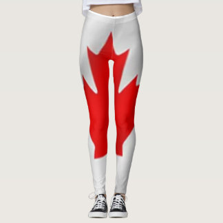 Leggings Leyendas de moda de la bandera canadiense