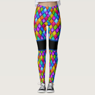 Leggings Leyendas de moda pop de diamantes