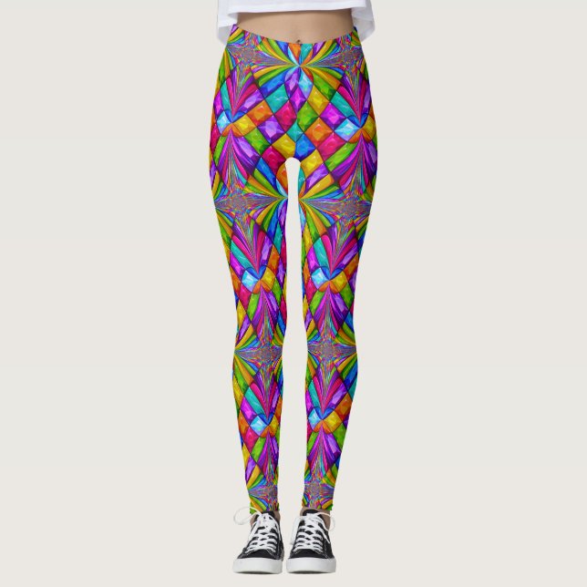 Leggings Leyendas de moda pop de diamantes (Anverso)
