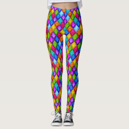 Leggings Leyendas de moda pop de diamantes