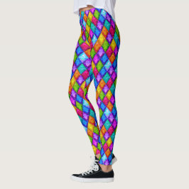 Leggings Leyendas de moda pop de diamantes