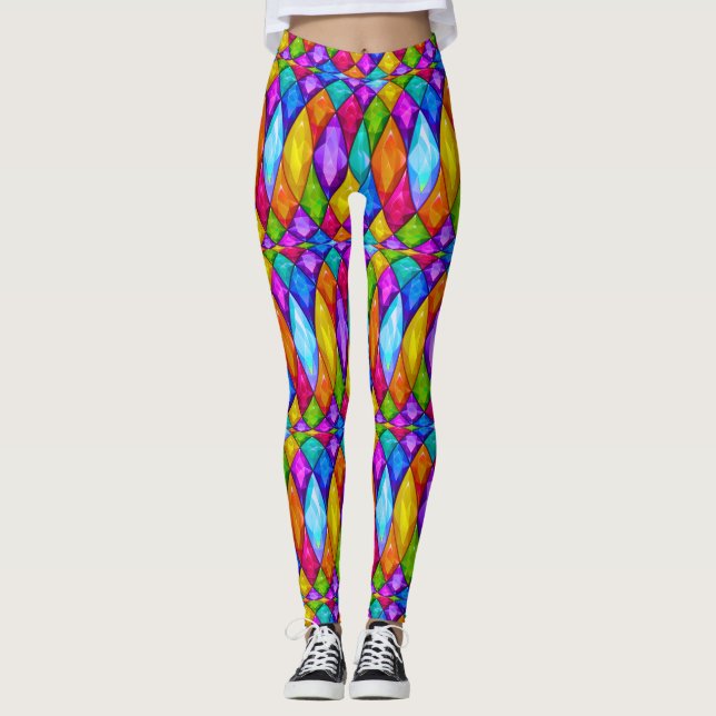 Leggings Leyendas de moda pop de diamantes (Anverso)