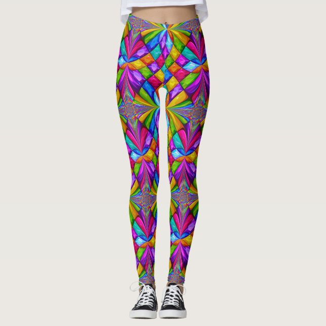 Leggings Leyendas de moda pop de diamantes (Anverso)