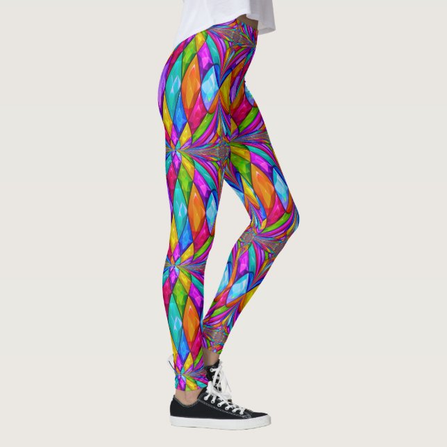 Leggings Leyendas de moda pop de diamantes (Derecha)