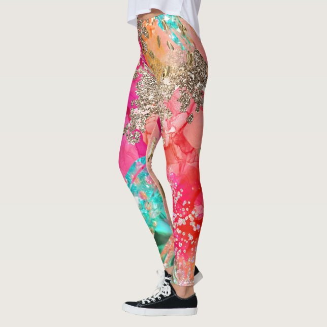 Leggings Leyendas de moda pop tropical (Izquierda)